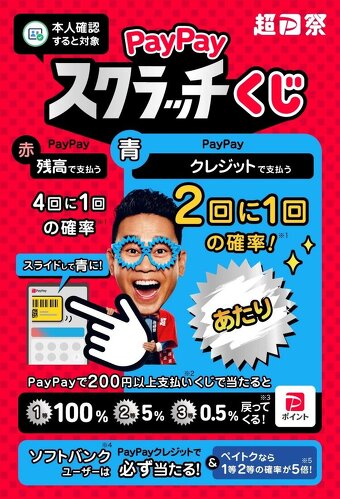 Paypayスクラッチくじ